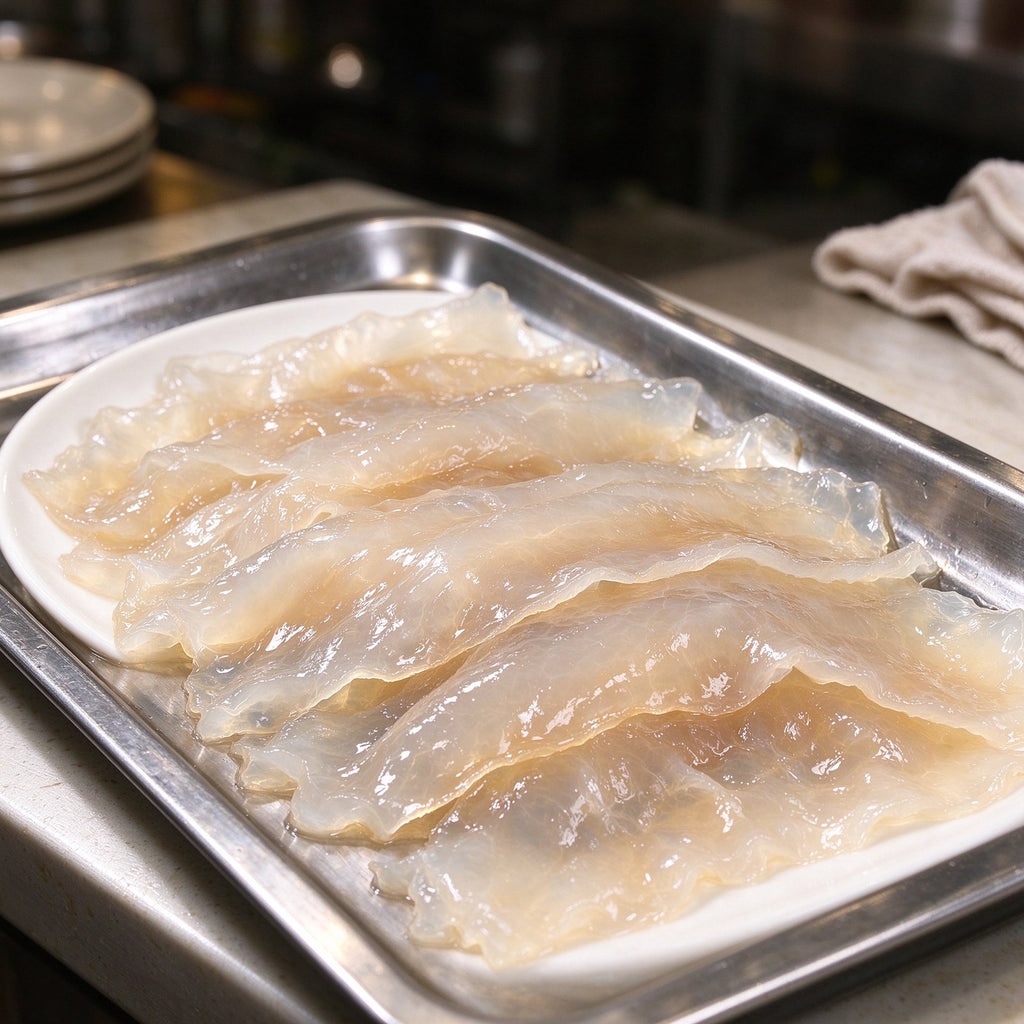 Chilled Jellyfish Sheets for Salad