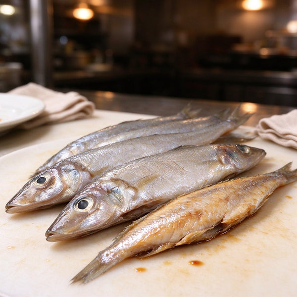 Fresh Whole Sardines Ready to Fry