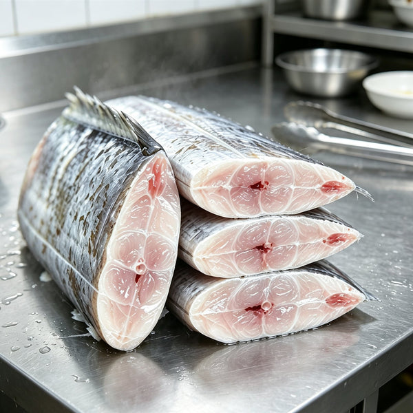Fresh Cut Hairtail Ribbonfish Sections